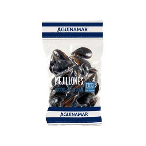AGUINAMAR Mejillones cocidos pasteurizados AGINAMAR bolsa de 1 kg.