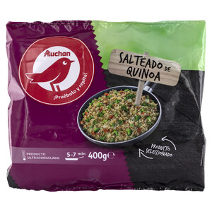 Imagen de AUCHAN Salteado de Quinoa ultracongelado 450 g. Producto Alcampo