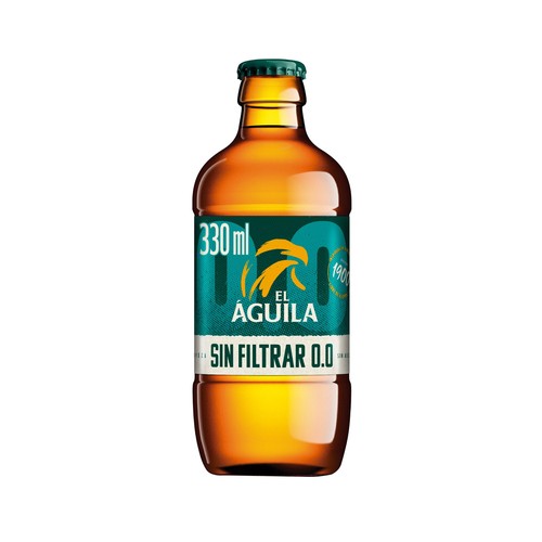 EL ÁGUILA Sin filtrar Cerveza 0.0% 330 ml.