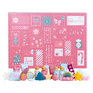 Imagen de IDC INSTITUTE Calendario de adviento con 24 productos para el cuidado y la higiene femenina.