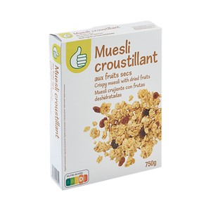 Imagen de PRODUCTO ECONÓMICO ALCAMPO Cereales muesli con frutas deshidratadas 750 g.