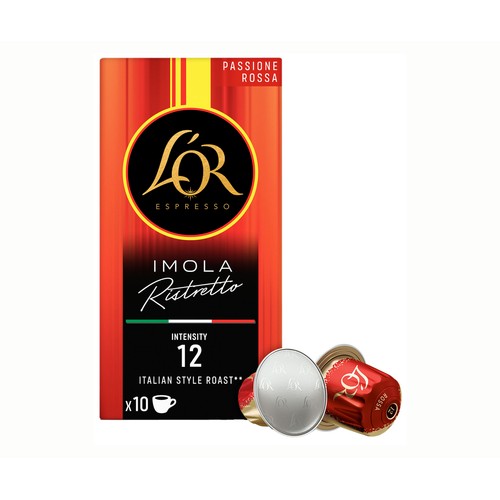 L"OR Café cápsulas l´or espresso imola ristretto 10 uds 52 gr