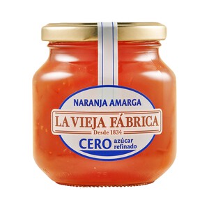 Imagen de LA VIEJA FÁBRICA Mermelada de naranja amarga cero azúcares refinados 280 g.