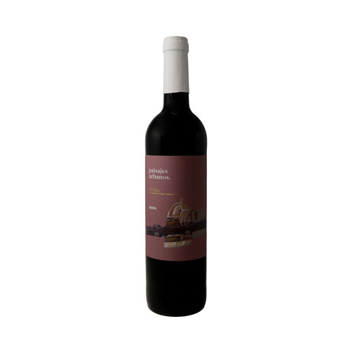 PAISAJES URBANOS  Vino tinto reserva con D.O. Ca. Rioja PAISAJES URBANOS botella de 75 cl.