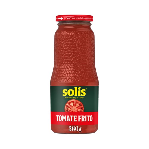 SOLÍS Tomate frito, sabor 100% natural frasco 360 g.