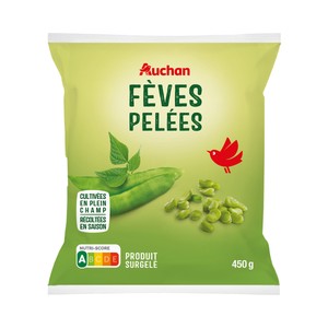 Imagen de AUCHAN Habas peladas ultracongeladas 450 g Producto Alcampo.