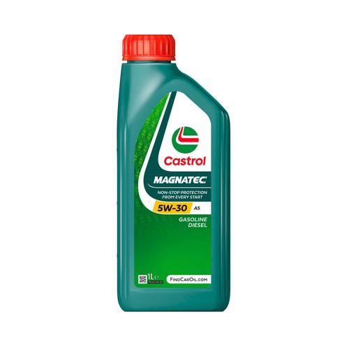 Aceite sintético para vehículos con motores de gasolina o diésel CASTROL Magnatec stop-start 1 litro.
