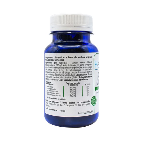 HEALTH 4 U Carbón Activado 90 capsulas 550 mg.