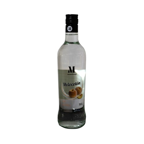 MONTELONGO Licor de melocotón sin alcohol botella 70 cl.