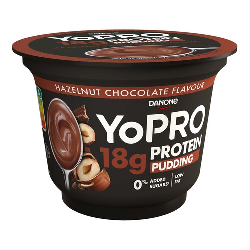 YOPRO Pudding proteína sabor avellana y choco  de Danone180 g.