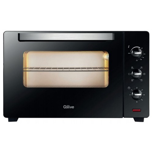 Mini horno sobremesa QILIVE Q.5474, 23L, 1400W, termostato, temporizador.