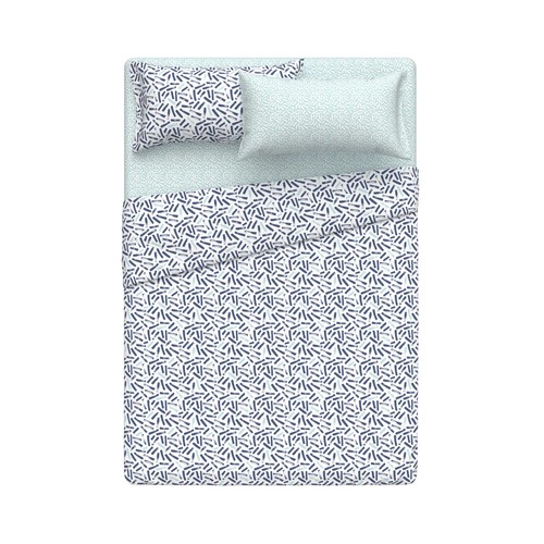 Juego de sábanas para cama de 135cm, Polialgodón, ACTUEL.