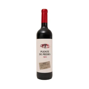 PUENTE DE PIEDRA Vino tinto con D.O.P Cariñena botella 75 cl.