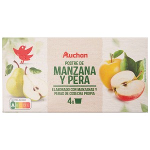 Imagen de ALCAMPO CULTIVAMOS LO BUENO Compota de manzana y pera  pack 4 uds. x 100 g.