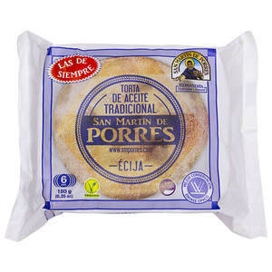 Imagen de SAN MARTIN DE PORRES Torta de aceite 6 uds. 180 g.