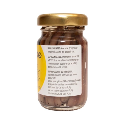 LERIBE Anchoa en aceite de girasol 40 g.