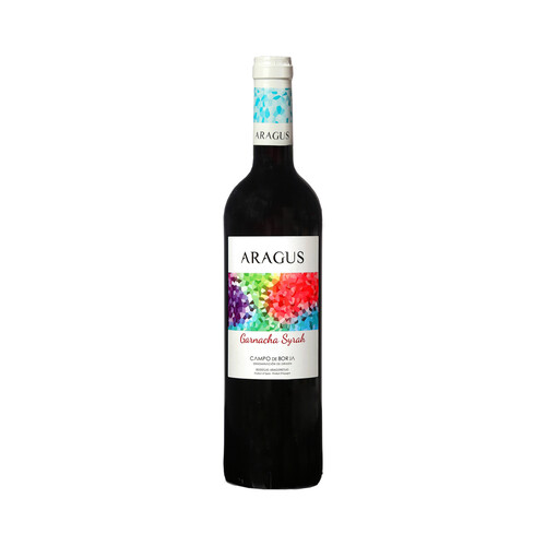 ARAGUS  Vino tinto con D.O. Campo de Borja botella de 75 cl.