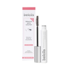 BELCILS Máscara de pestañas con efecto extra volumen y grosor, tono black BELCILS.