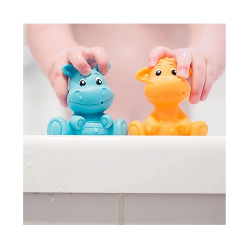 Set de 8 animales selva baño.