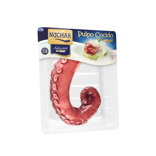 NUCHAR Pulpo selección cocido, pata NUCHAR 250-300 g.