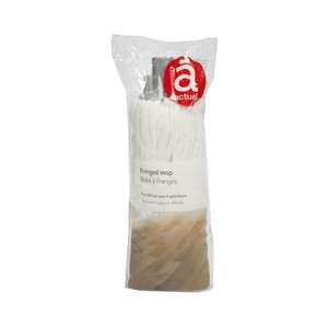 Actuel Fregona de Microfibra Blanca, para Suelos Delicados.