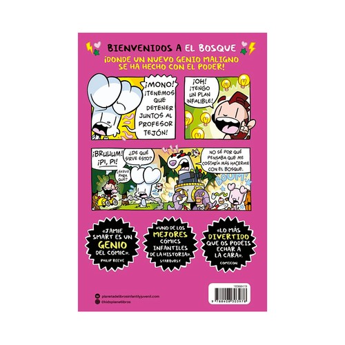 Boni vs mono 5. Y la rebelión del profesor tejón. Jamie Smart. DESTINO INFANTIL & JUVENIL