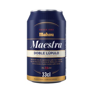 Imagen de MAHOU MAESTRA Cerveza tostada doble lúpulo lata de 33 cl.