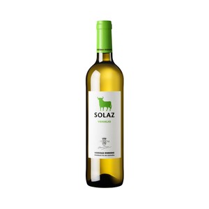 Imagen de SOLAZ Vino blanco con I.G.P Vinos de la Tierra de Castilla La Mancha botella 75 cl.