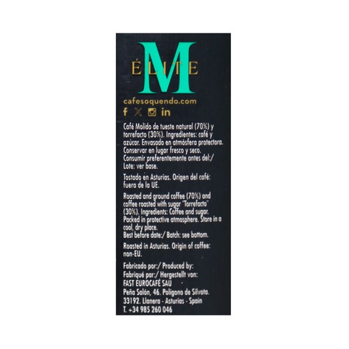 OQUENDO Café molido mezcla 400 g.