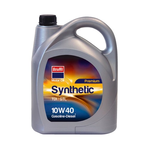 Aceite sintético para vehículos con motores de gasolina o diesel KRAFFT Premium Synthetic 5 litros.