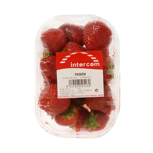 Fresones, tarrina de 250 g.