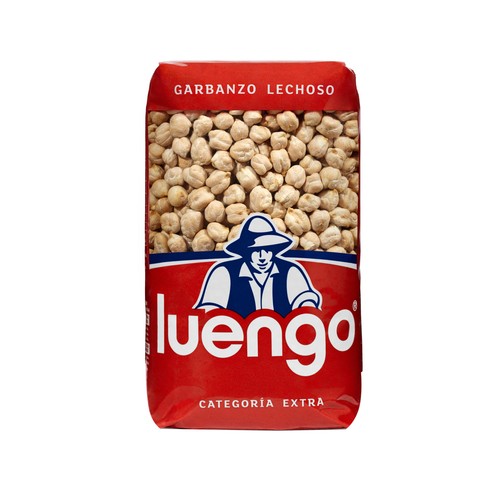 LUENGO Extra Garbanzo lechoso paquete de 500 g.