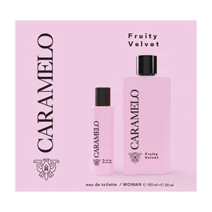CARAMELO Fruity veltet Estuche de Eau de toilette para mujer (colonia) 100 + 30 ml.