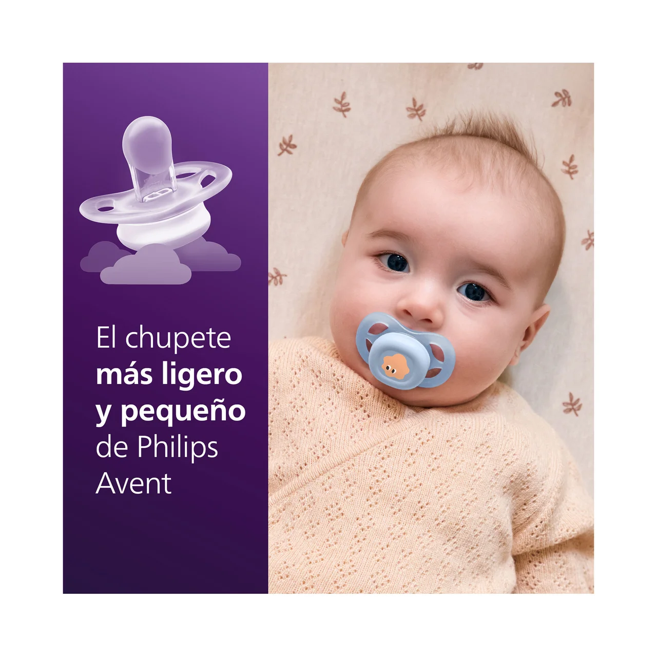 Ultra start de Philips Chupetes de 0 a 2 meses, con tetina con diseño ortodóntico 2 uds.