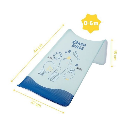 Hamaca de baño ergonómica, de 0 a 6 meses, BADABULLE.