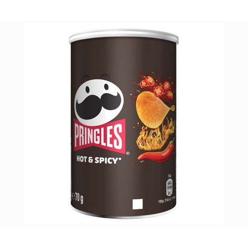 PRINGLES Patatas con sabor picante hot & spicy 70 gr.