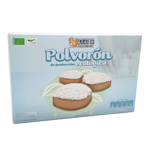 E. MORENO Polvorones ecológicos 300 g.