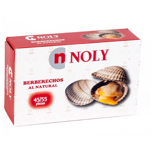 NOLY Berberechos medianos al natural lata de 58 g.