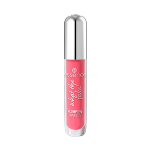 ESSENCE What the fake! tono 101 Main squeeze rojo con matiz rosado Brillo de labios voluminizador, acabado brillante.