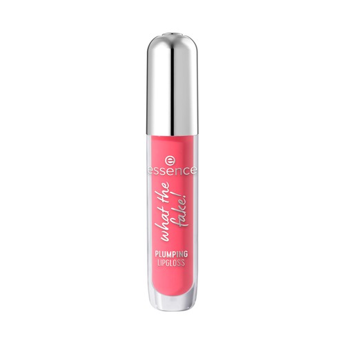 ESSENCE What the fake! tono 101 Main squeeze rojo con matiz rosado Brillo de labios voluminizador, acabado brillante.