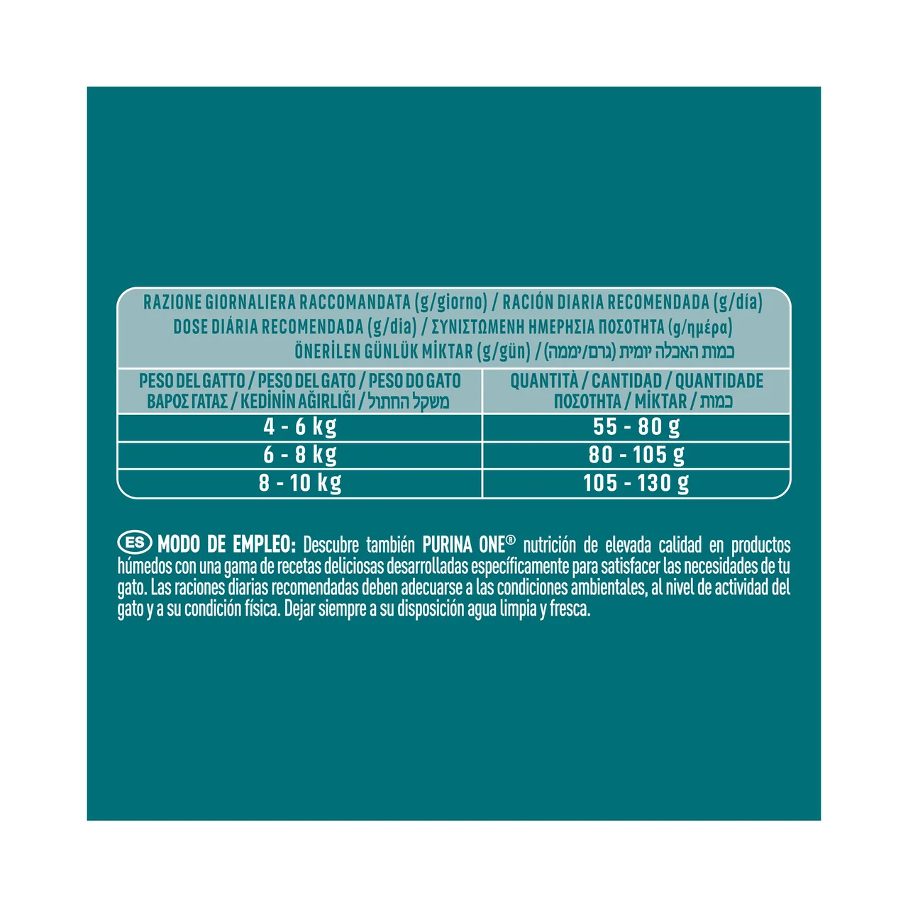 Pienso para gatos esterilizado a base de buey 800 g.