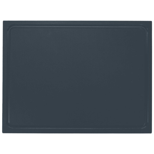 Tabla para cortar de plástico con ranura 40x30x1,5cm, ACTUEL
