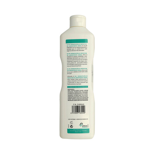 INIBSA Gel dermatológico de baño con pH 5.5 y lipo-proteínas y colágeno natural INIBSA 1 l.