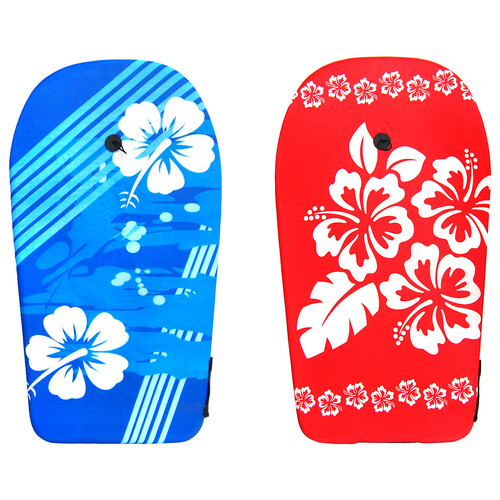 Bodiyboard infantil diseño Hawai color azul o rojo, CUP'S ALCAMPO.