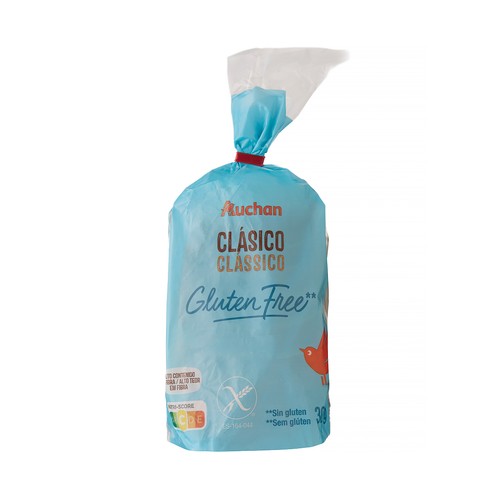Pan de molde fresco sin gluten PRODUCTO ALCAMPO 300 g.
