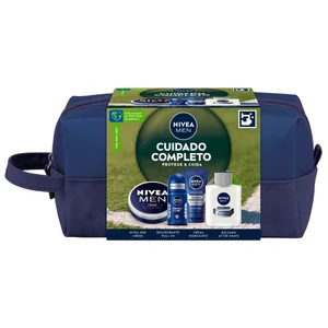 NIVEA Men protege & cuida Neceser con productos para el cuidado masculino.