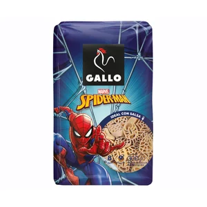 GALLO Marvel Pasta infantil con forma de Spiderman 300 g.