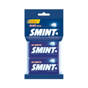SMINT Caramelos comprimidos de menta sin azúcar 2 x 35 g.