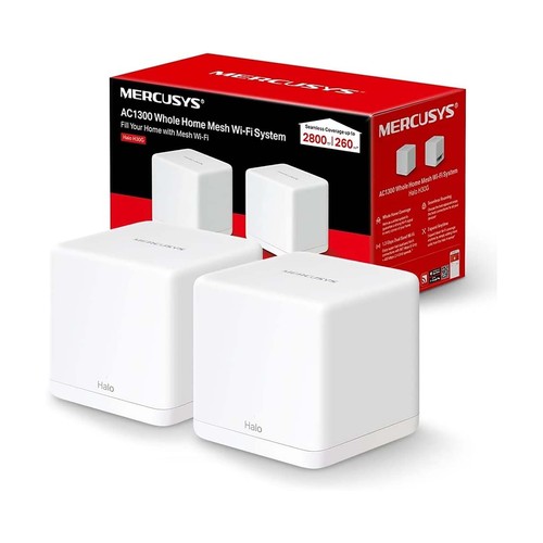 Sistema Wi-Fi MERCUSYS Halo H30G, Mesh AC1300, doble banda, hasta 100 dispositivos.