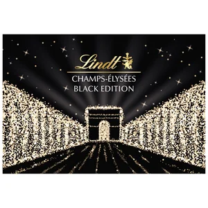 LINDT Champs elysees black edition Bombones de chocolate negro 395 g.